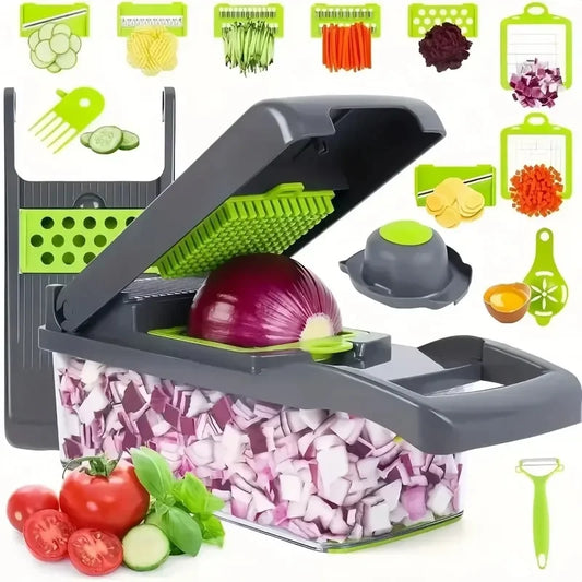 16-in-1 Manual Vegetable Chopper